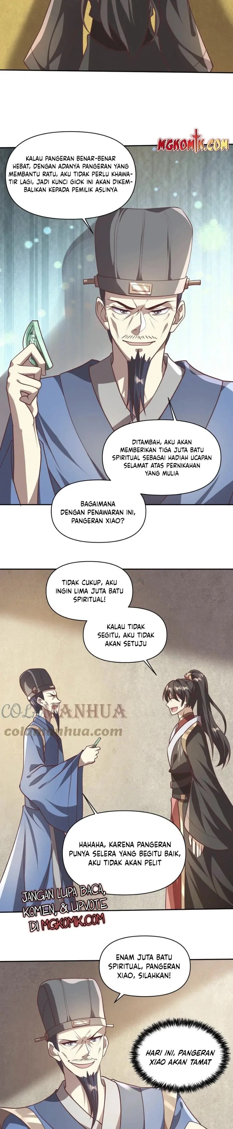 It’s Over! The Queen’s Soft Rice Husband is Actually Invincible Chapter 40 Bahasa Indonesia