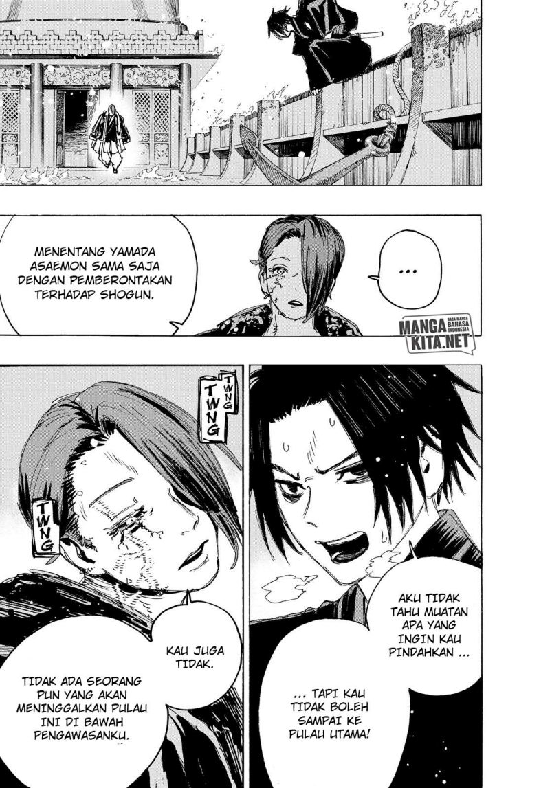 Jigokuraku (KAKU Yuuji) Chapter 111 Bahasa Indonesia