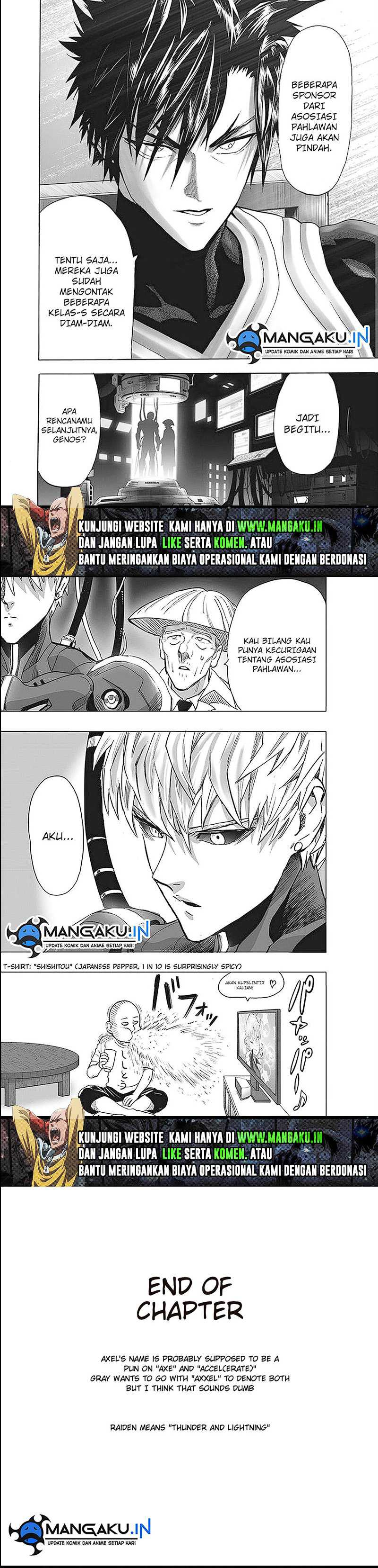 One Punch-Man Chapter 234 Bahasa Indonesia