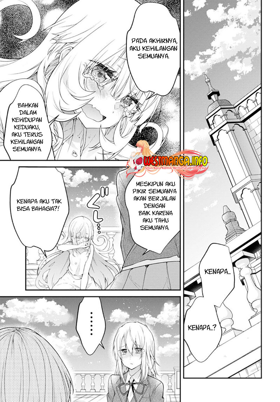 Otome Game Sekai wa Mob ni Kibishii Sekai Desu Chapter 53 Bahasa Indonesia