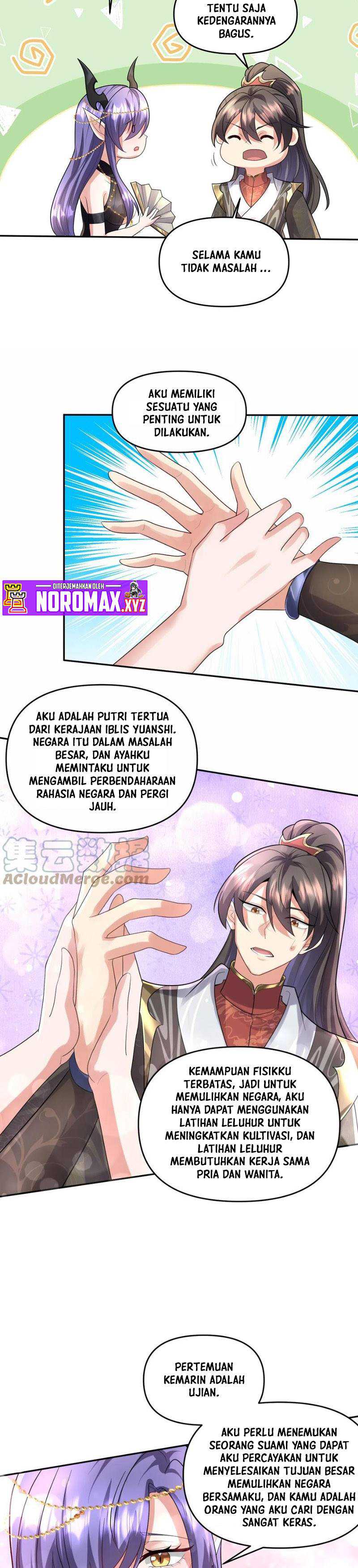 It’s Over! The Queen’s Soft Rice Husband is Actually Invincible Chapter 71 Bahasa Indonesia