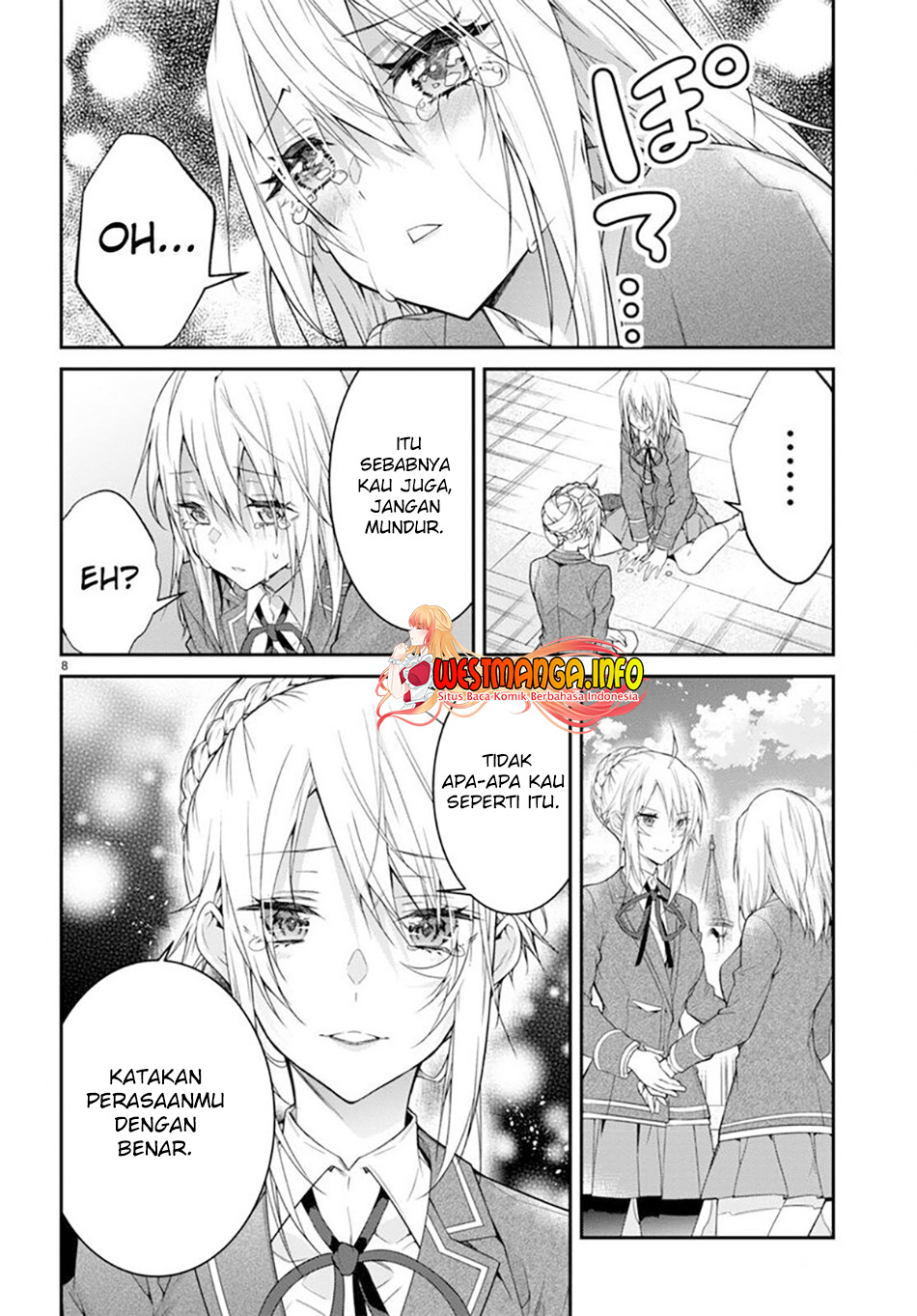 Otome Game Sekai wa Mob ni Kibishii Sekai Desu Chapter 53 Bahasa Indonesia