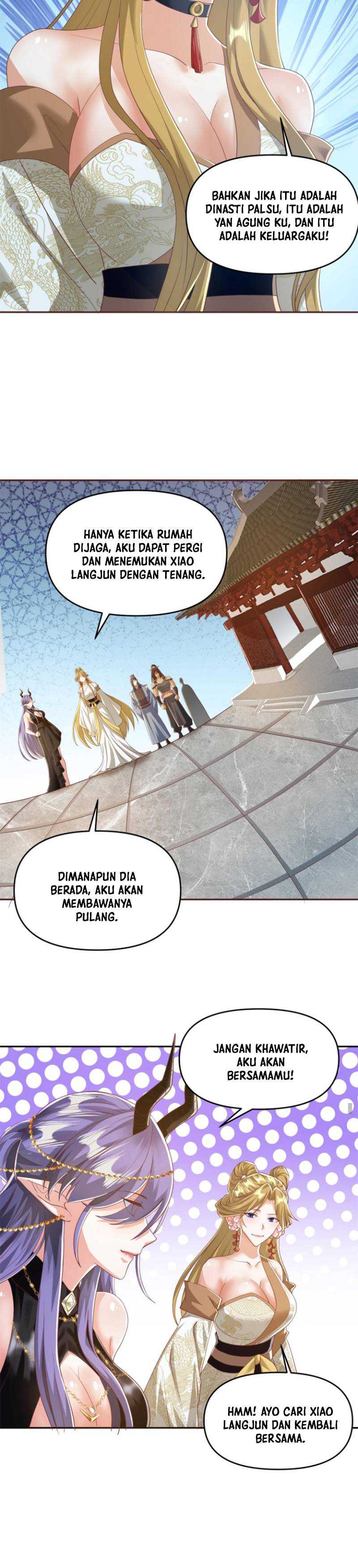 It’s Over! The Queen’s Soft Rice Husband is Actually Invincible Chapter 113 Bahasa Indonesia