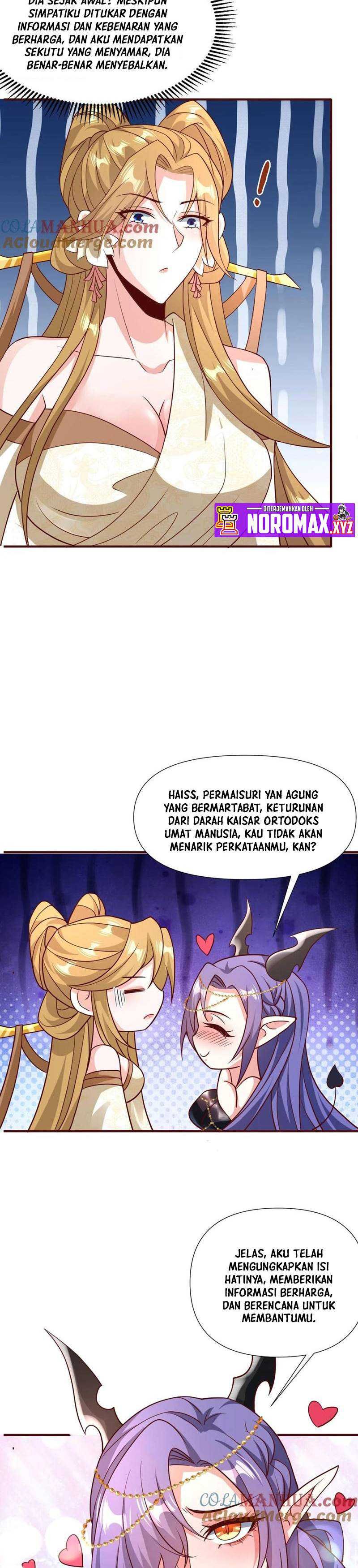 It’s Over! The Queen’s Soft Rice Husband is Actually Invincible Chapter 99 Bahasa Indonesia