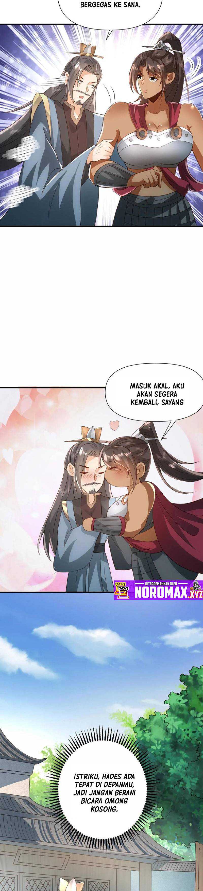 It’s Over! The Queen’s Soft Rice Husband is Actually Invincible Chapter 100 Bahasa Indonesia