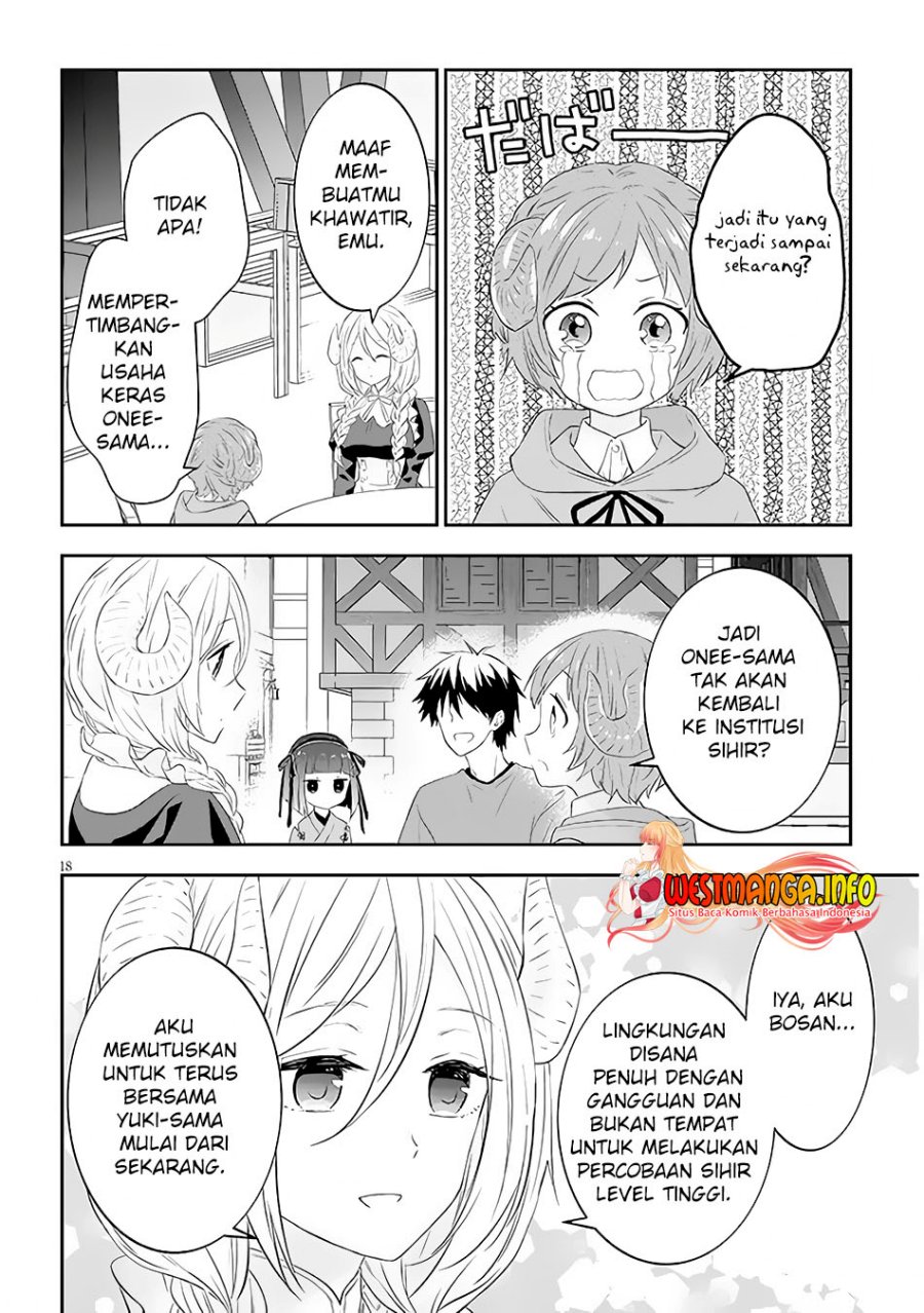 Maou ni Natta node, Dungeon Tsukutte Jingai Musume to Honobono suru Chapter 57.2 Bahasa Indonesia