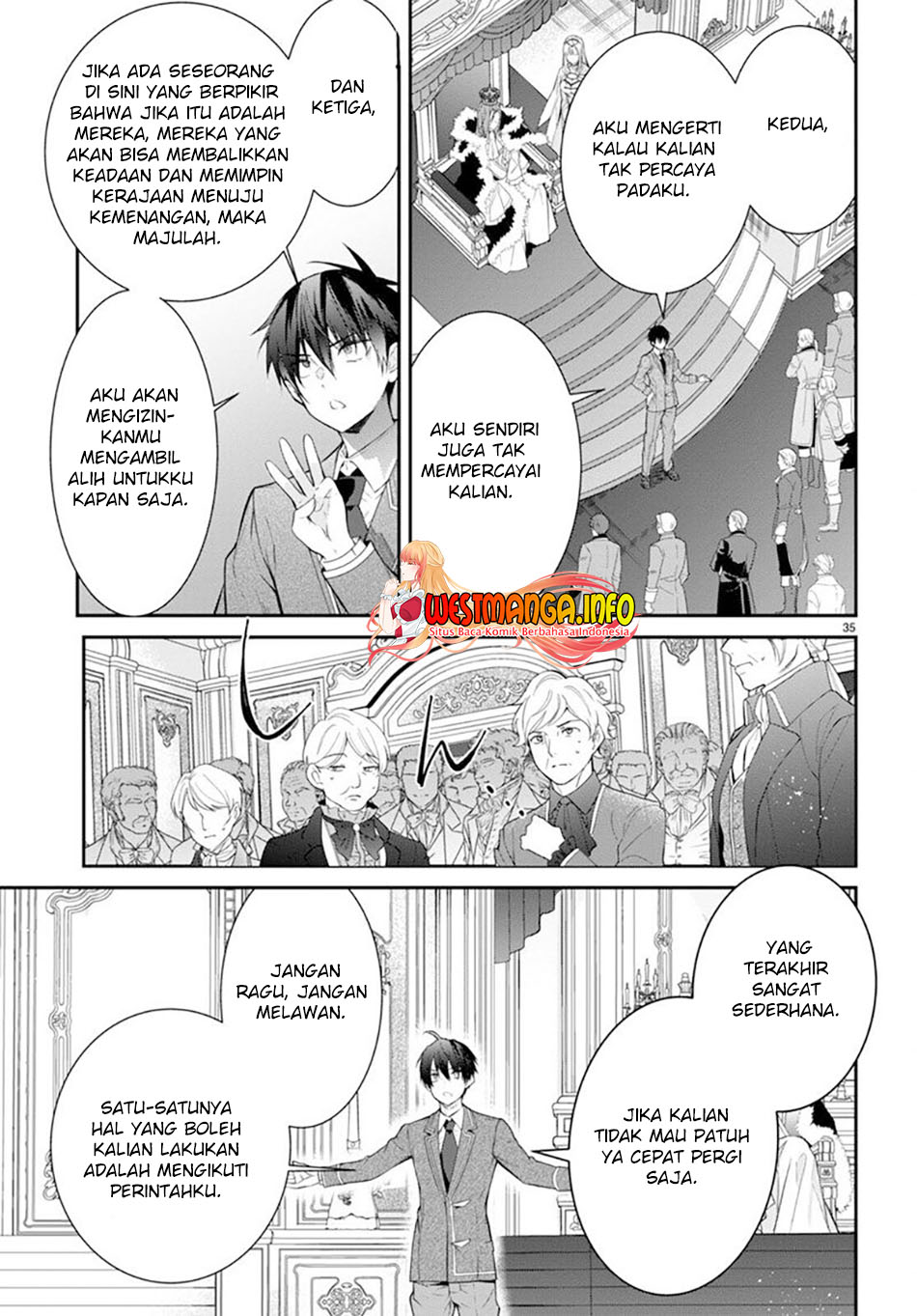 Otome Game Sekai wa Mob ni Kibishii Sekai Desu Chapter 53 Bahasa Indonesia