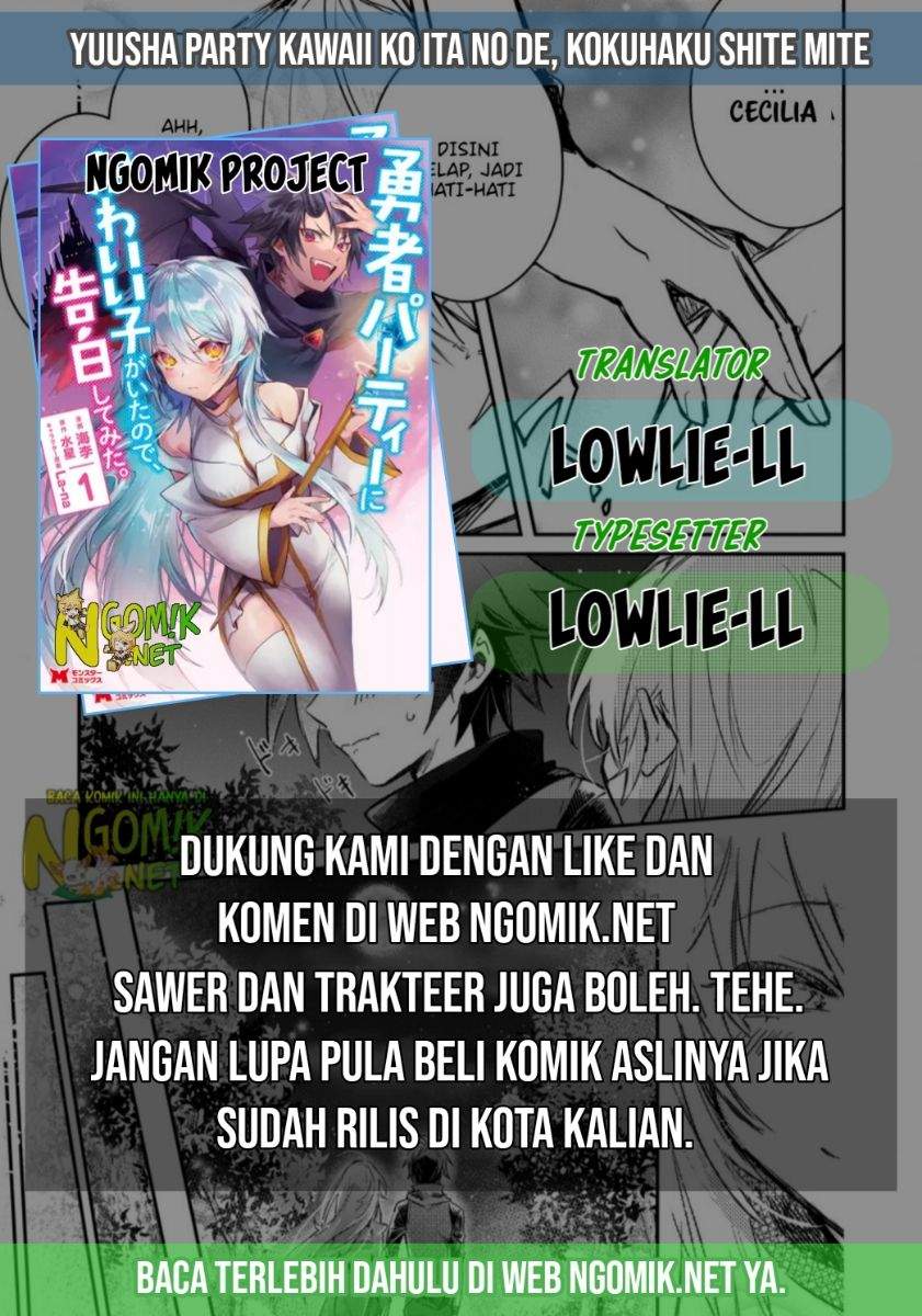 Yuusha Party ni Kawaii Ko ga Ita no de, Kokuhaku Shite Mita Chapter 06.2 Bahasa Indonesia