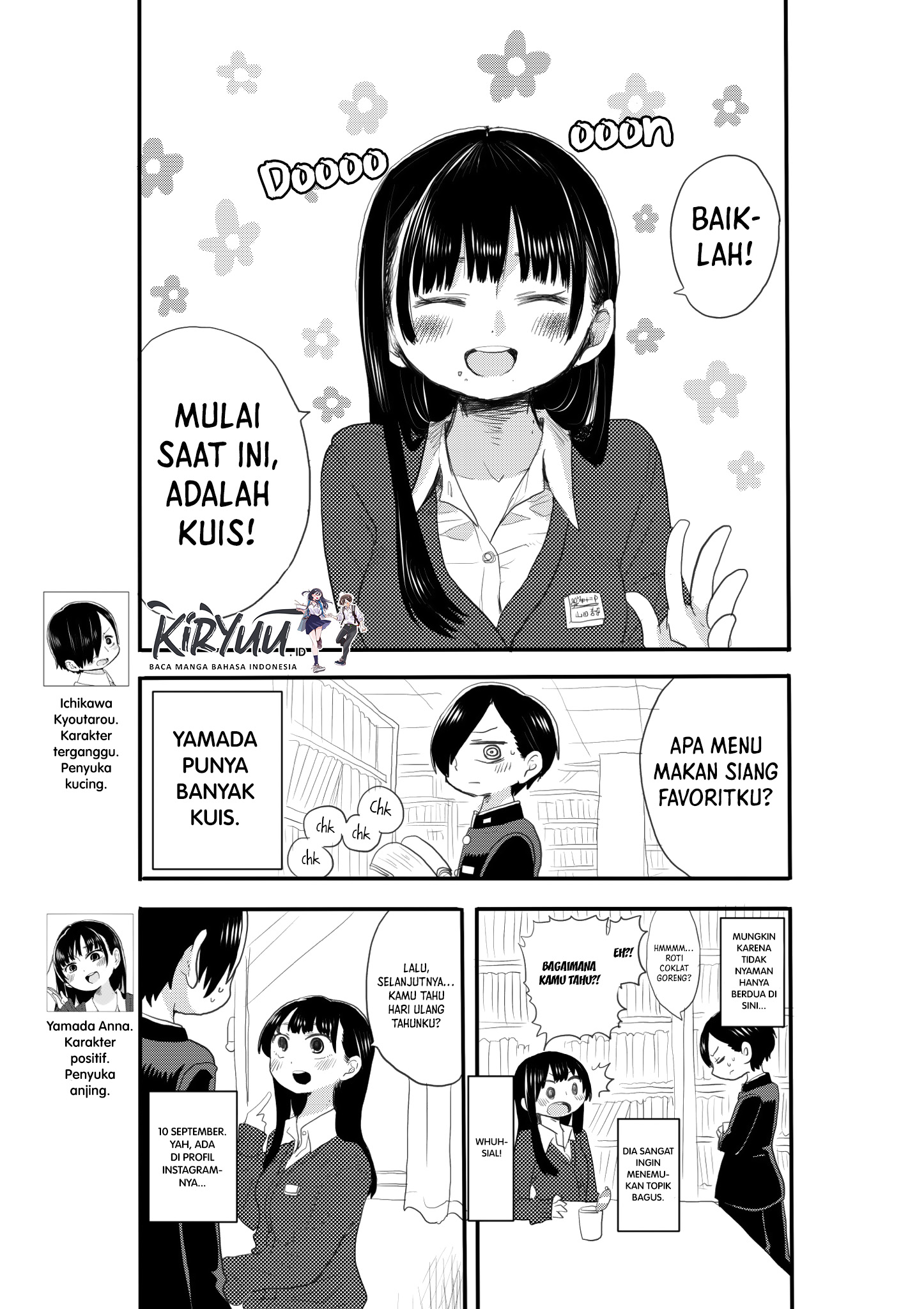 Boku no Kokoro no Yabai yatsu Chapter 17 Bahasa Indonesia