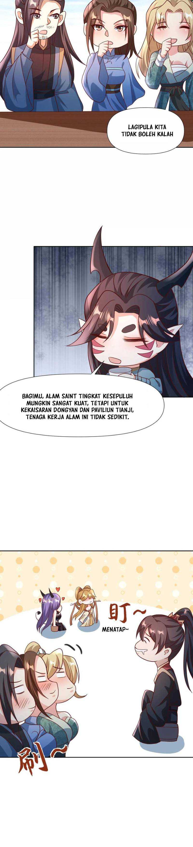 It’s Over! The Queen’s Soft Rice Husband is Actually Invincible Chapter 98 Bahasa Indonesia