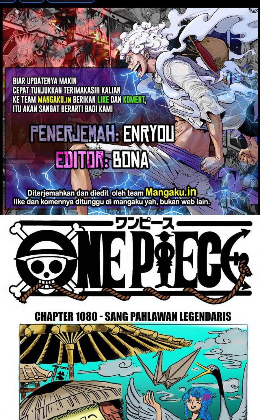 One Piece Chapter 1080 HQ Bahasa Indonesia