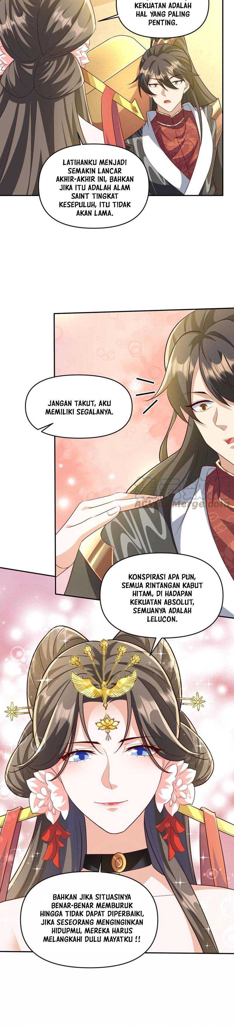 It’s Over! The Queen’s Soft Rice Husband is Actually Invincible Chapter 63 Bahasa Indonesia