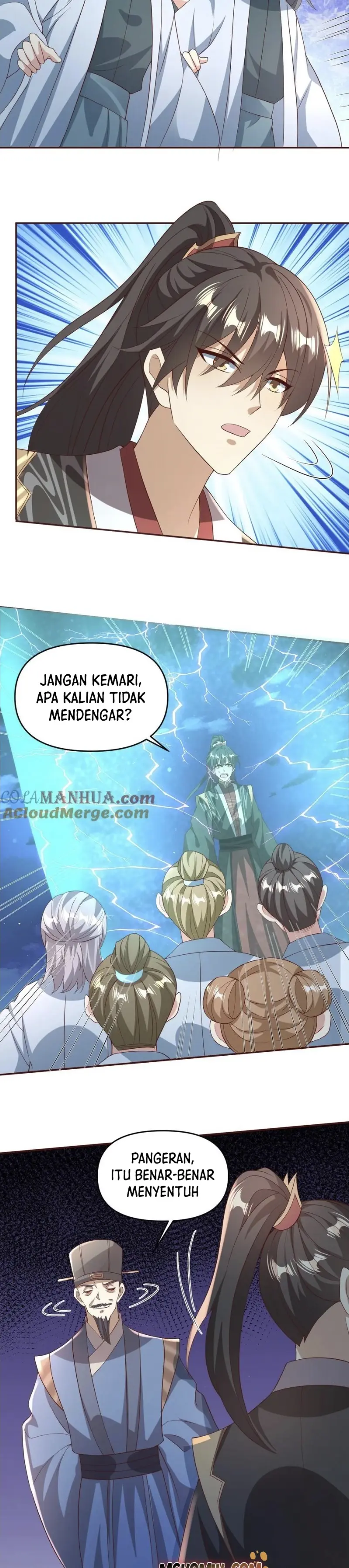 It’s Over! The Queen’s Soft Rice Husband is Actually Invincible Chapter 107 Bahasa Indonesia