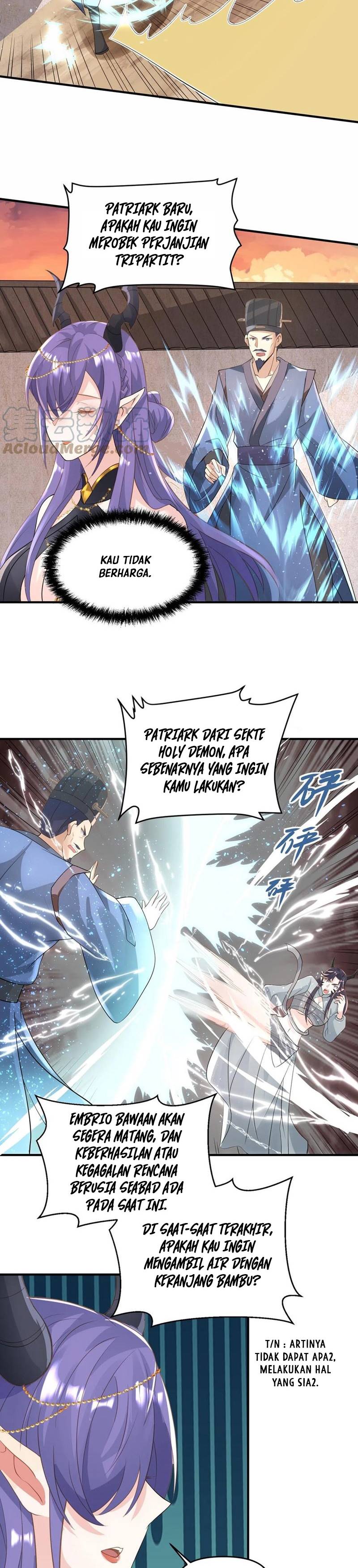 It’s Over! The Queen’s Soft Rice Husband is Actually Invincible Chapter 73 Bahasa Indonesia