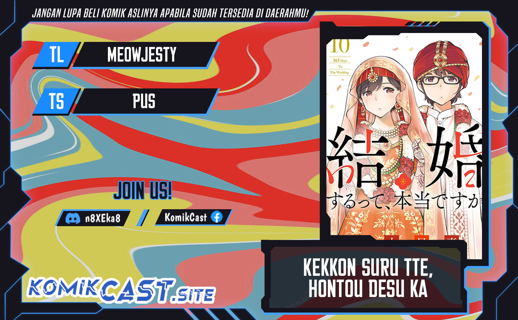 Kekkon Surutte, Hontou Desu Ka? Chapter 105 Bahasa Indonesia