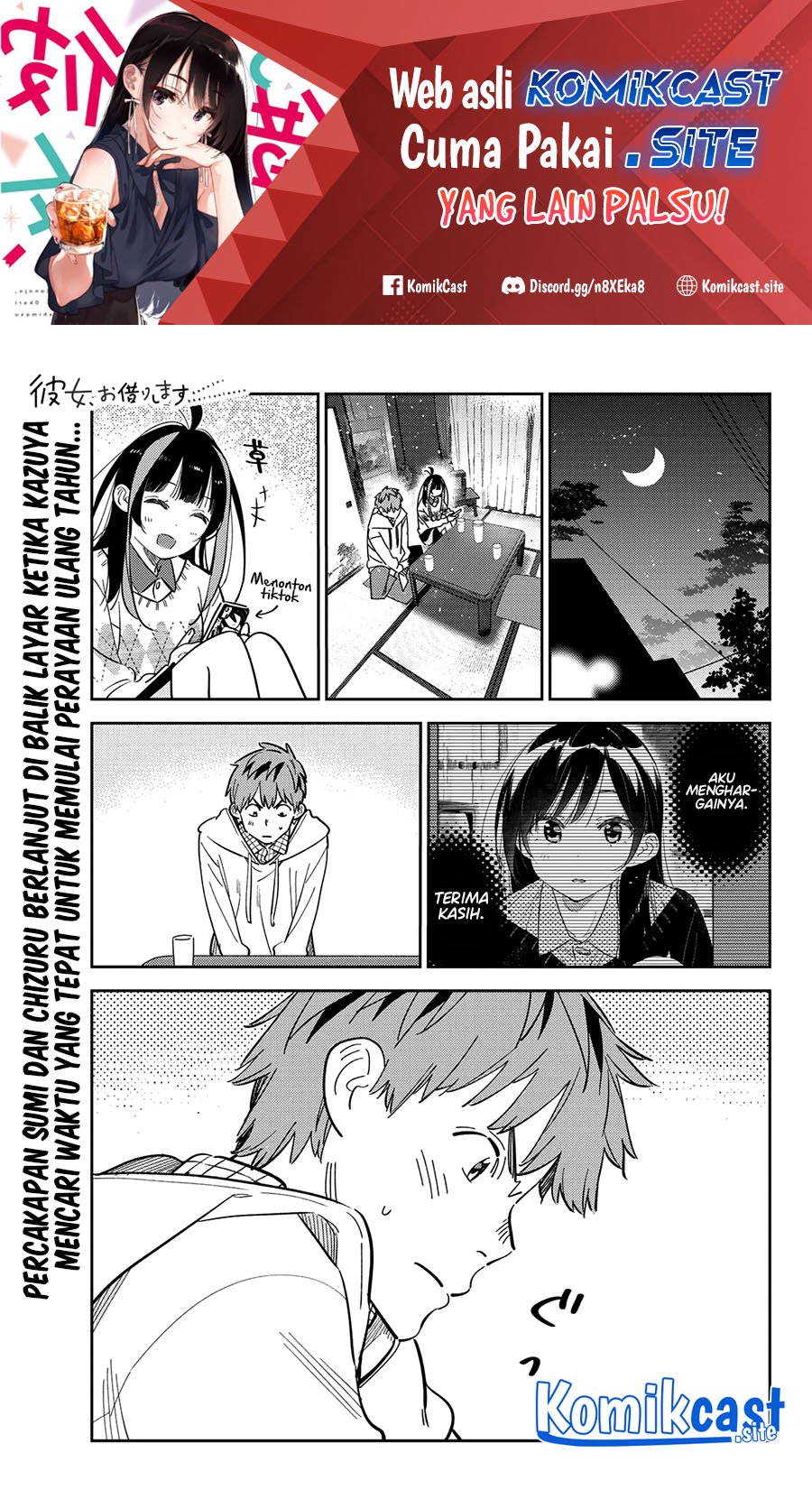 Kanojo, Okarishimasu Chapter 268 Bahasa Indonesia