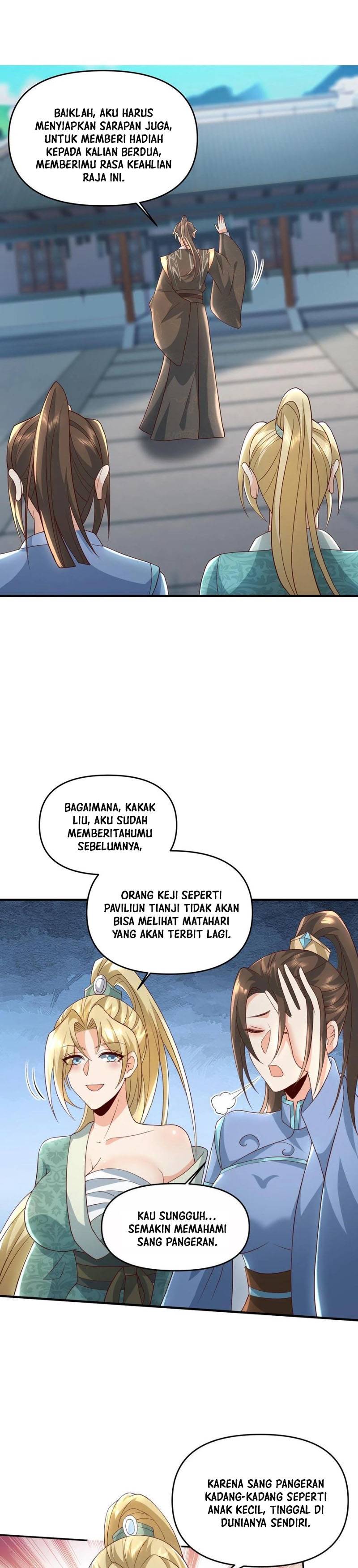 It’s Over! The Queen’s Soft Rice Husband is Actually Invincible Chapter 97 Bahasa Indonesia
