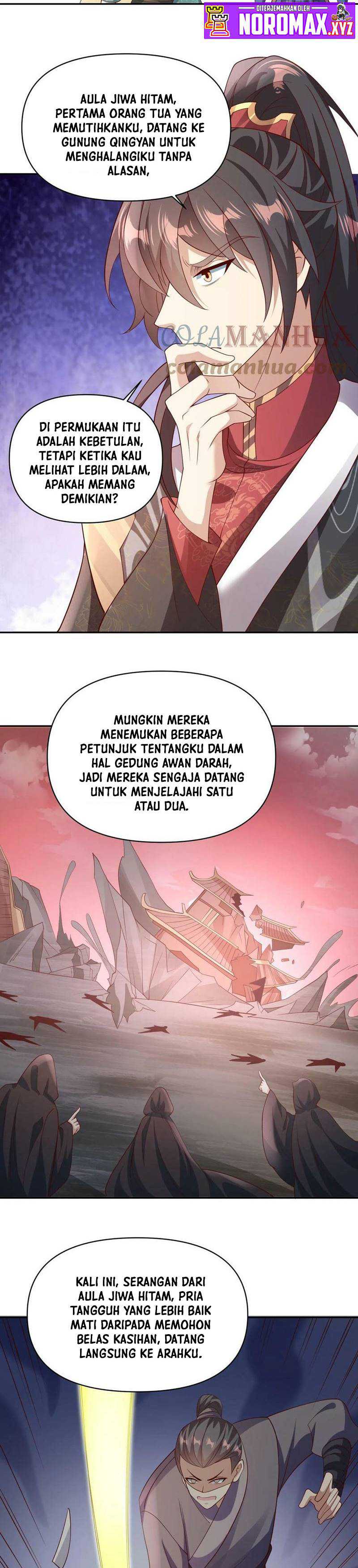 It’s Over! The Queen’s Soft Rice Husband is Actually Invincible Chapter 50 Bahasa Indonesia