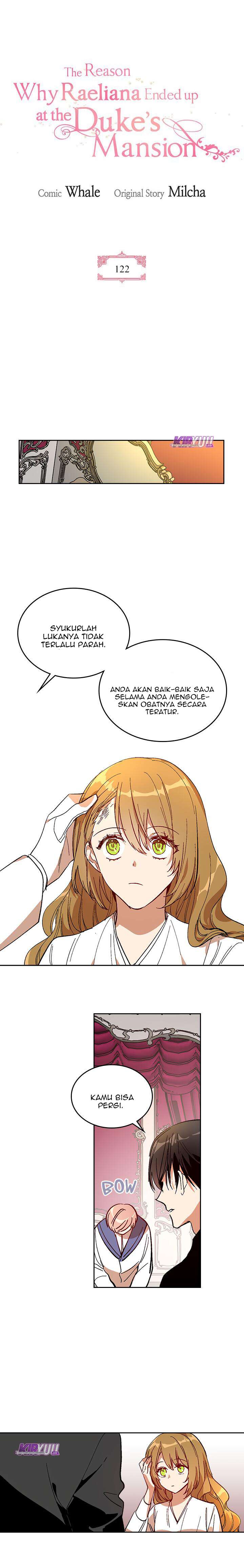 The Reason Why Raeliana Ended Up at the Duke’s Mansion Chapter 122 Bahasa Indonesia