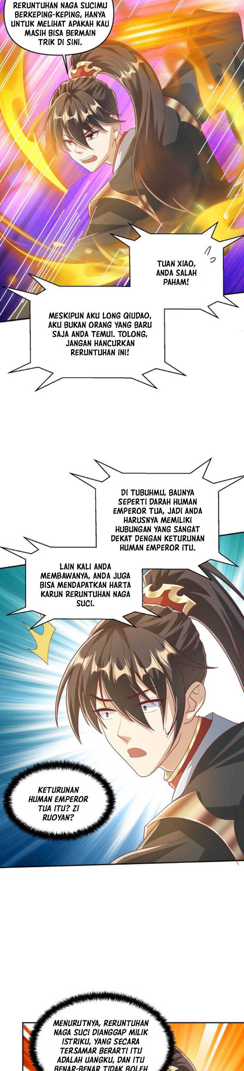 It’s Over! The Queen’s Soft Rice Husband is Actually Invincible Chapter 114 Bahasa Indonesia