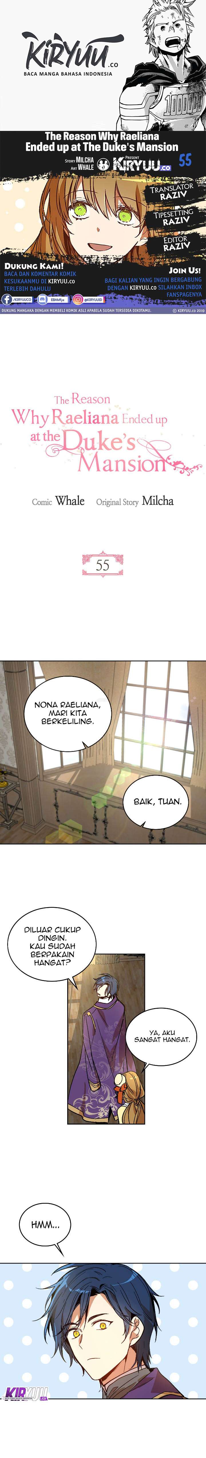 The Reason Why Raeliana Ended Up at the Duke’s Mansion Chapter 55 Bahasa Indonesia