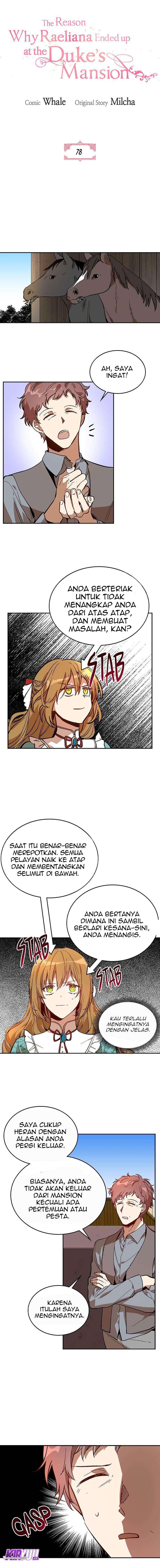 The Reason Why Raeliana Ended Up at the Duke’s Mansion Chapter 78 Bahasa Indonesia