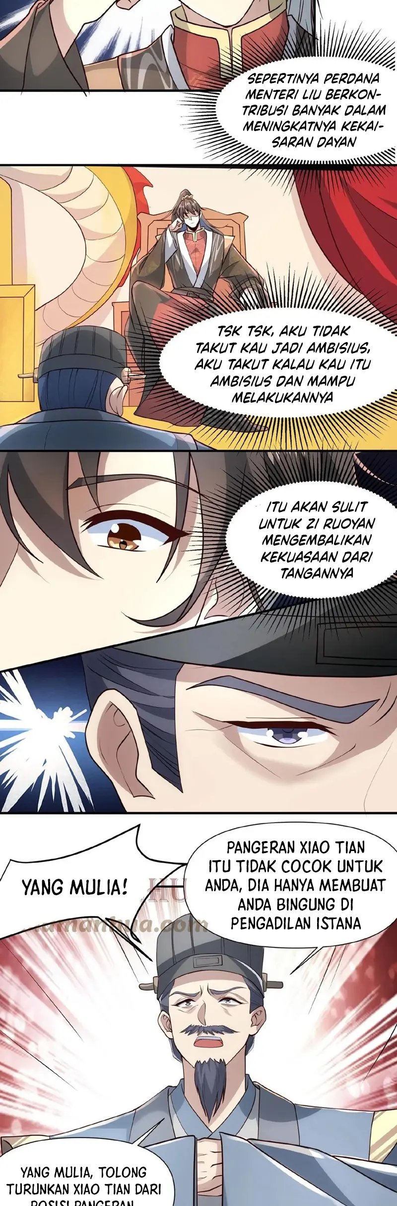 It’s Over! The Queen’s Soft Rice Husband is Actually Invincible Chapter 38 Bahasa Indonesia