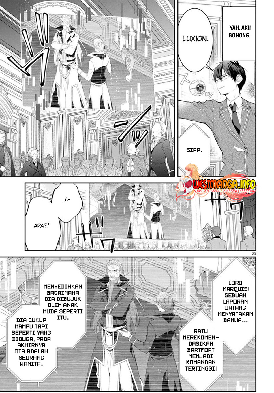 Otome Game Sekai wa Mob ni Kibishii Sekai Desu Chapter 53 Bahasa Indonesia