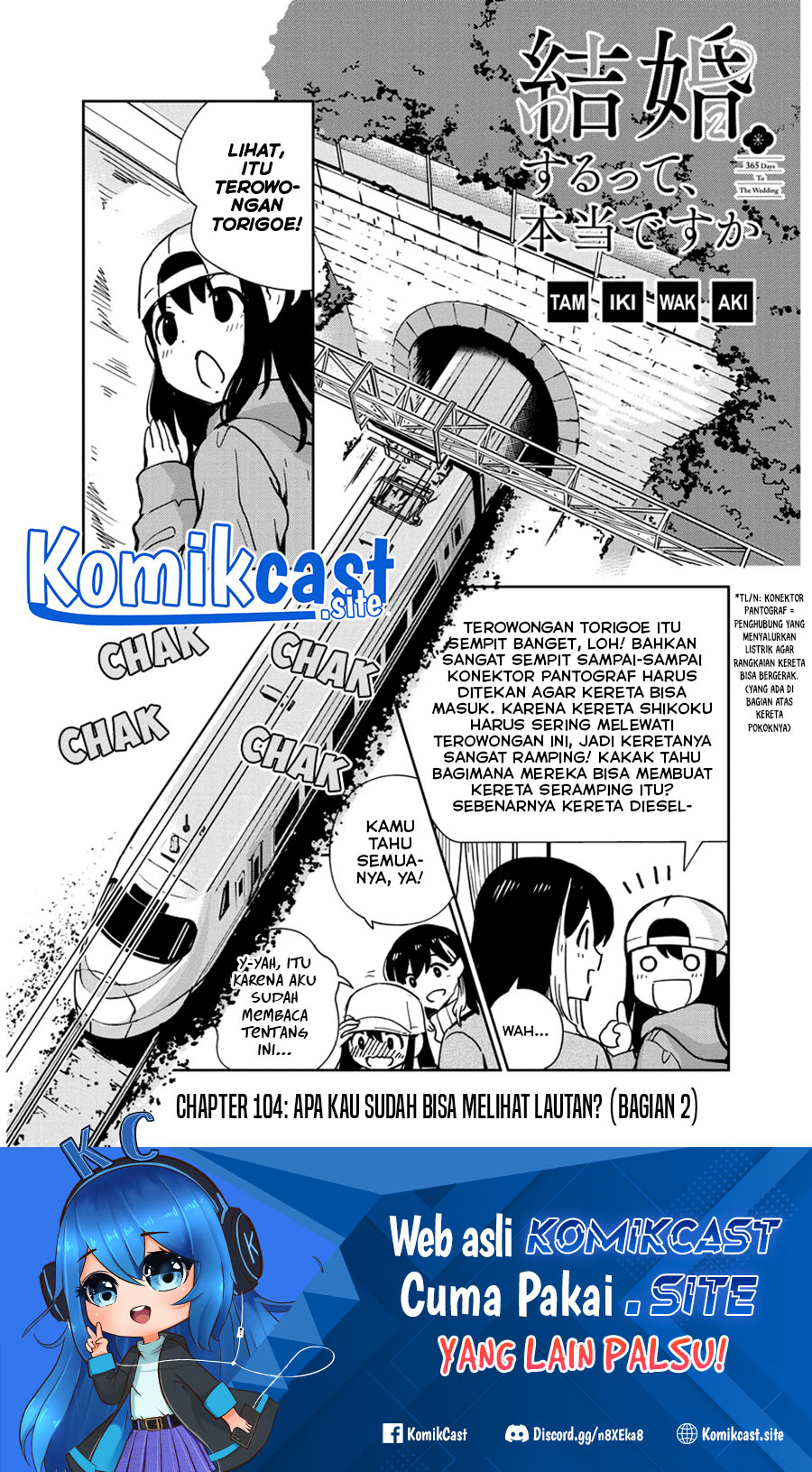 Kekkon Surutte, Hontou Desu Ka? Chapter 104 Bahasa Indonesia