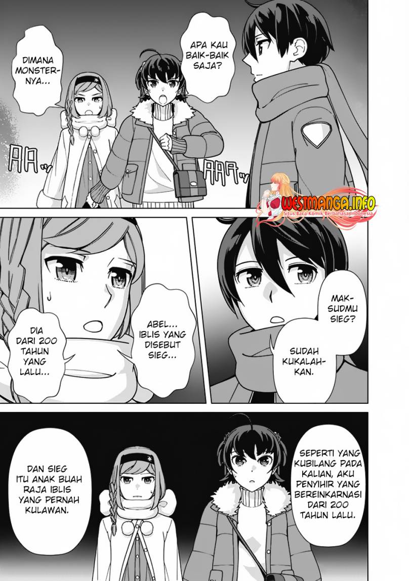 Rettou Me no Tensei Majutsushi Shiitage Rareta Moto Yuusha wa Mirai no Sekai o Yoyuu de Ikinuku Chapter 101 Bahasa Indonesia