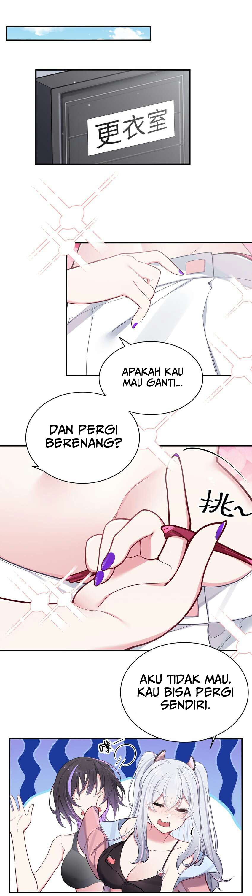 My Fake Girlfriends are using me as a Shield Chapter 48 Bahasa Indonesia