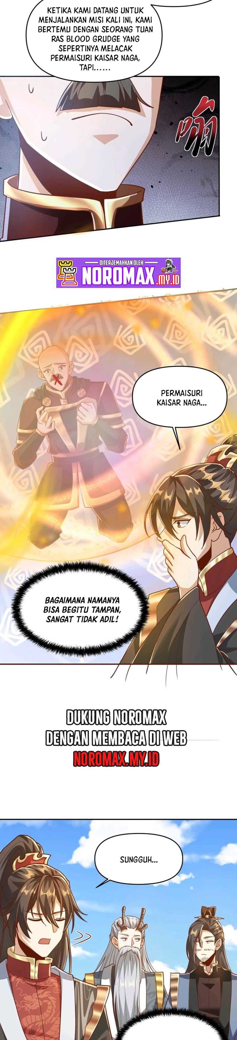 It’s Over! The Queen’s Soft Rice Husband is Actually Invincible Chapter 186 Bahasa Indonesia