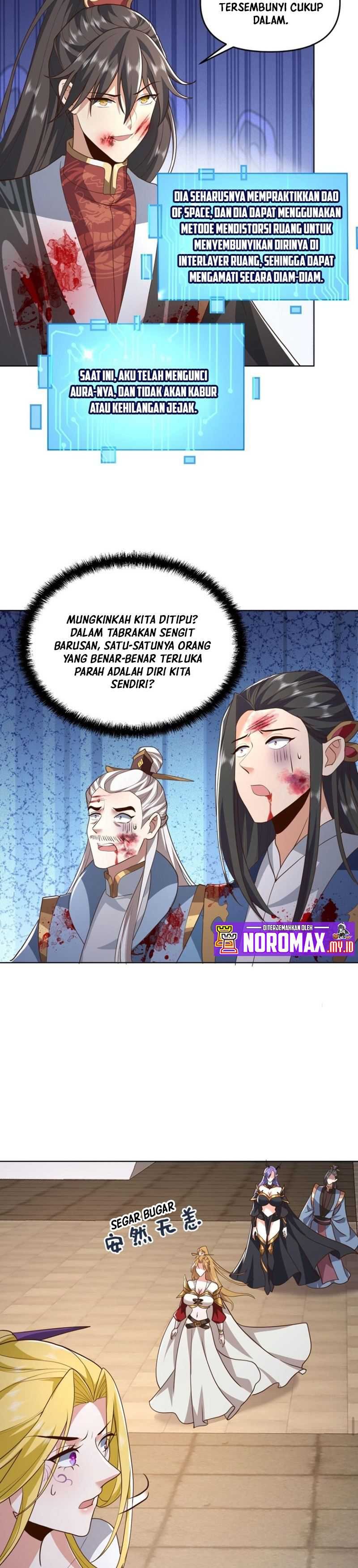 It’s Over! The Queen’s Soft Rice Husband is Actually Invincible Chapter 132 Bahasa Indonesia