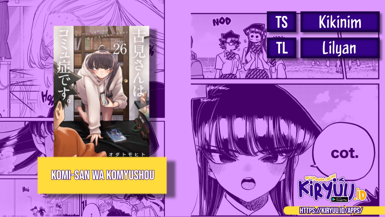 Komi-san wa Komyushou Desu. Chapter 398 Bahasa Indonesia