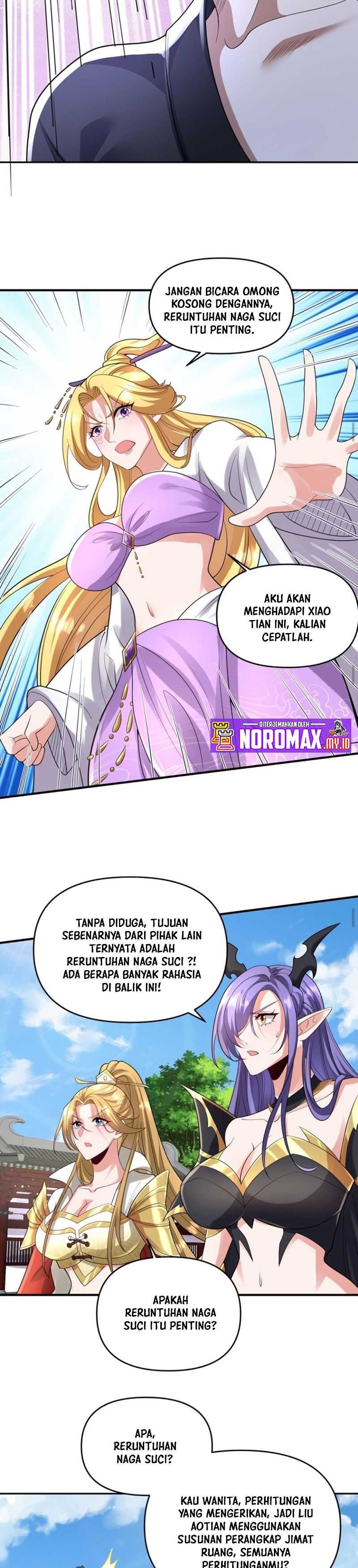 It’s Over! The Queen’s Soft Rice Husband is Actually Invincible Chapter 133 Bahasa Indonesia
