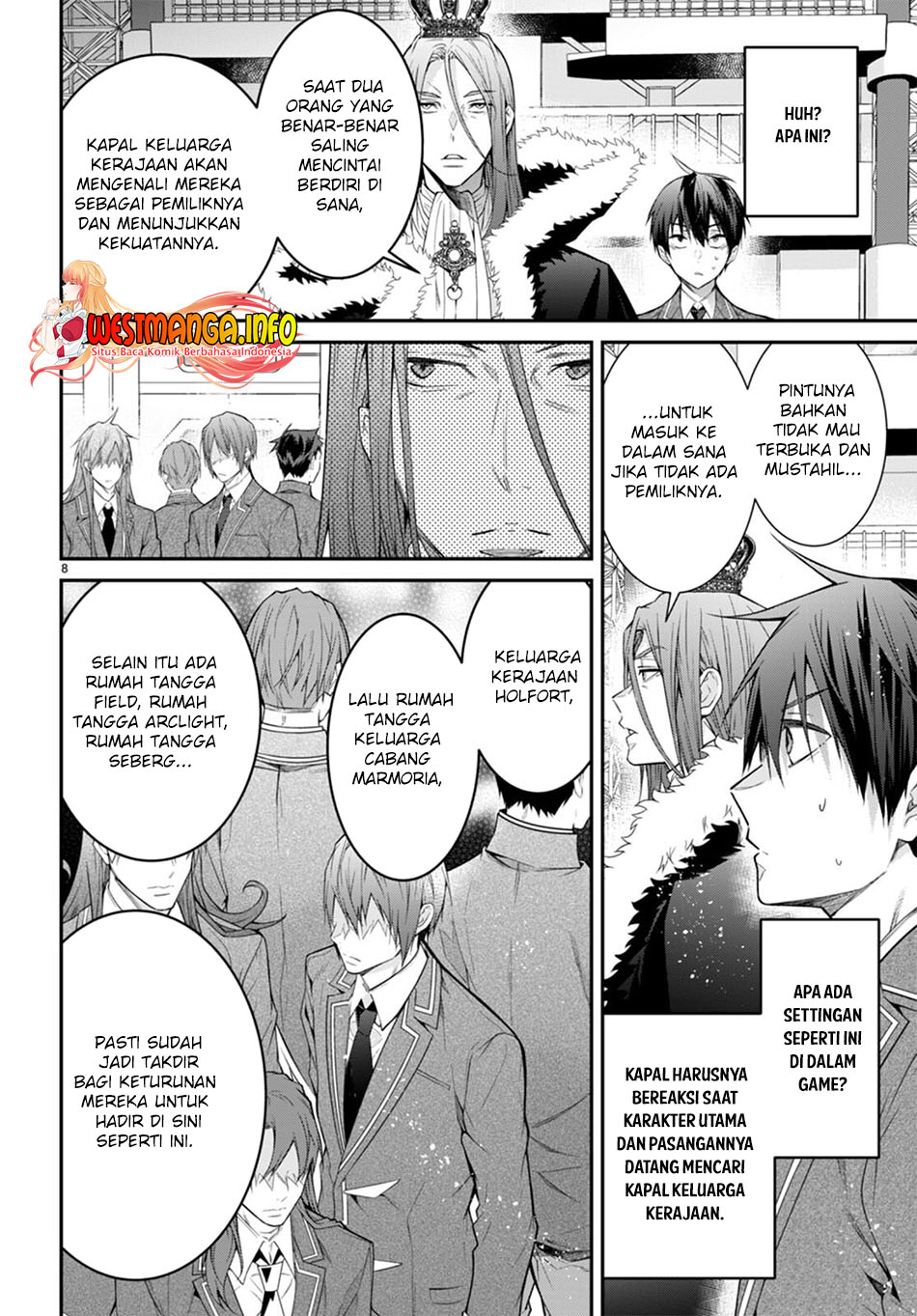 Otome Game Sekai wa Mob ni Kibishii Sekai Desu Chapter 54 Bahasa Indonesia