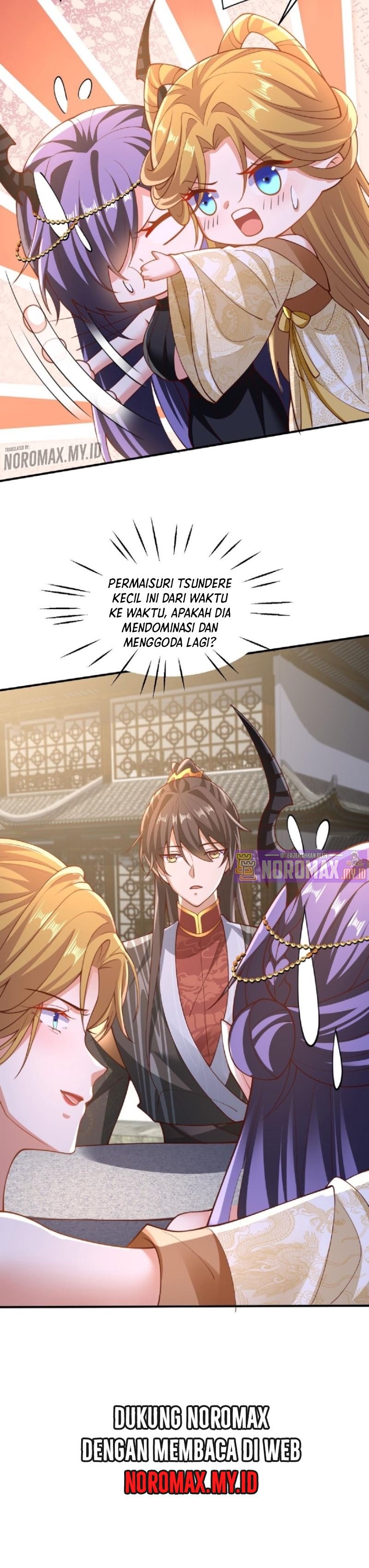 It’s Over! The Queen’s Soft Rice Husband is Actually Invincible Chapter 144 Bahasa Indonesia