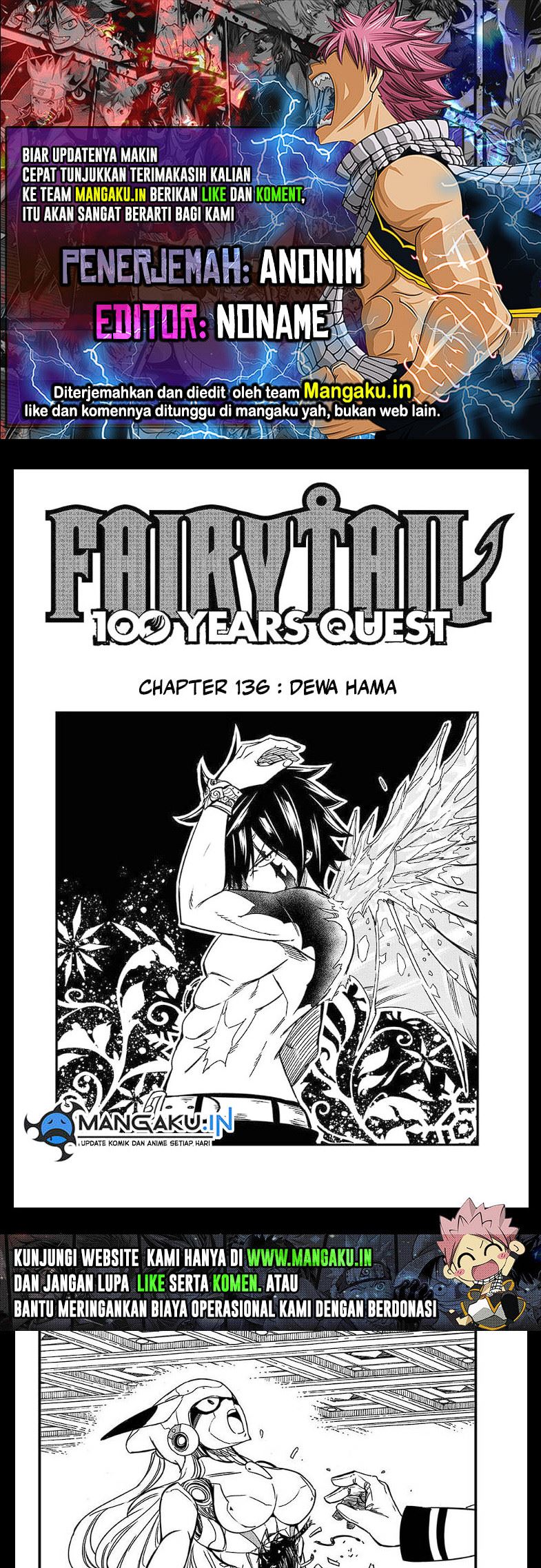 Fairy Tail: 100 Years Quest Chapter 136 Bahasa Indonesia