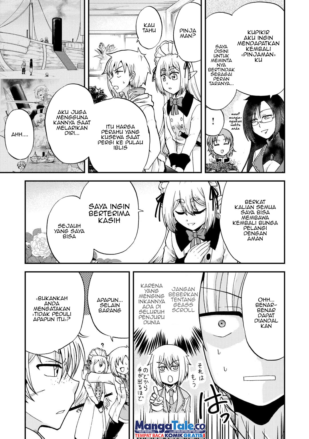 Zensei wa Ken Mikado. Konjou Kuzu Ouji Chapter 34 Bahasa Indonesia