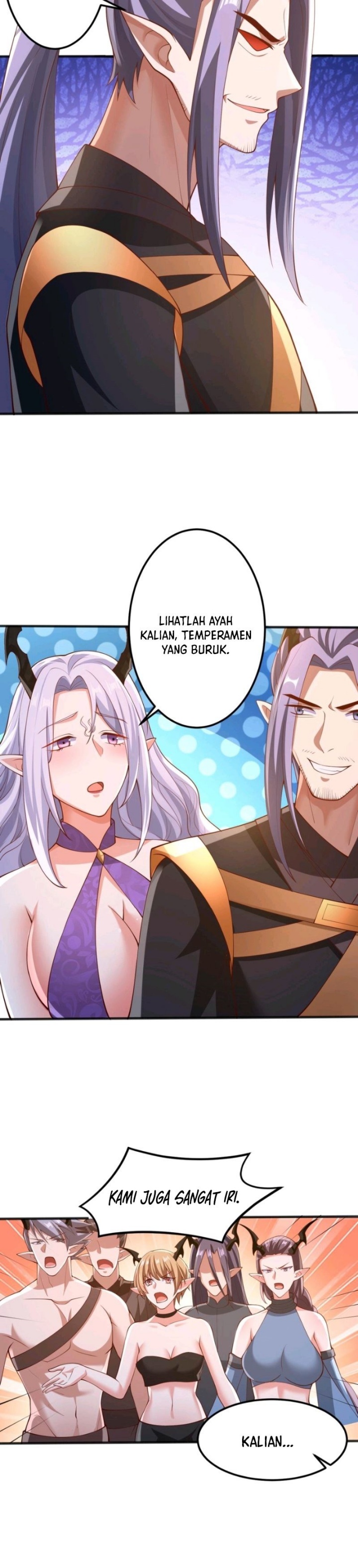 It’s Over! The Queen’s Soft Rice Husband is Actually Invincible Chapter 205 Bahasa Indonesia