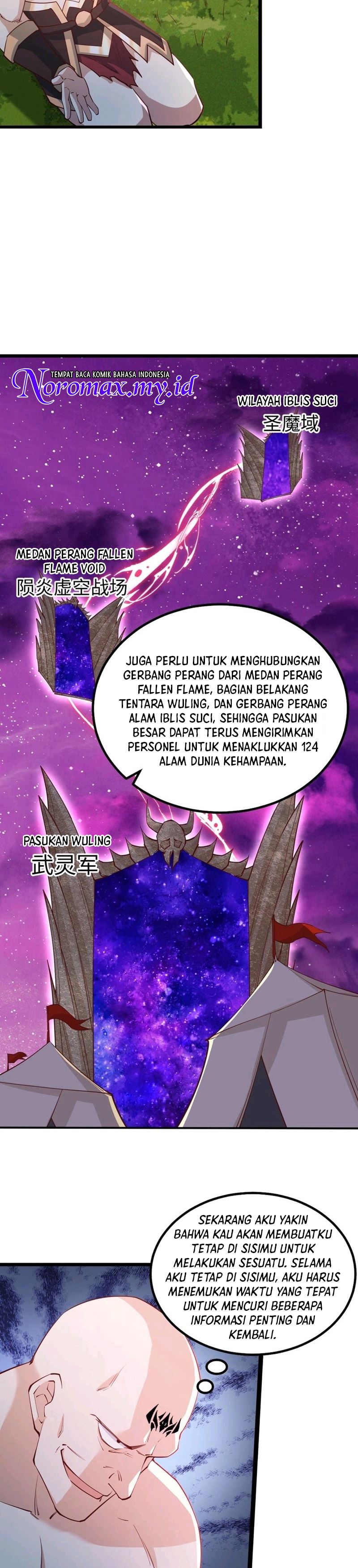 It’s Over! The Queen’s Soft Rice Husband is Actually Invincible Chapter 196 Bahasa Indonesia