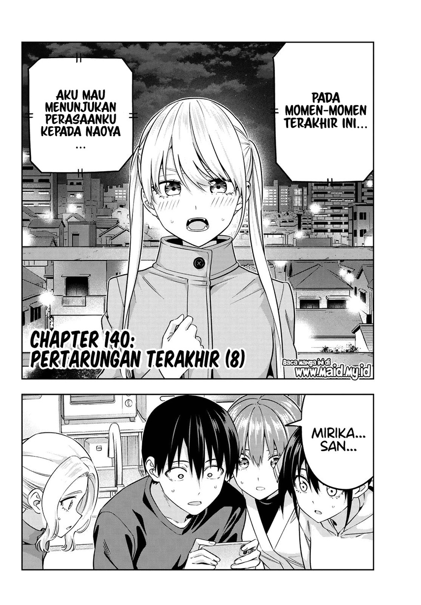 Kanojo mo Kanojo Chapter 140 Bahasa Indonesia