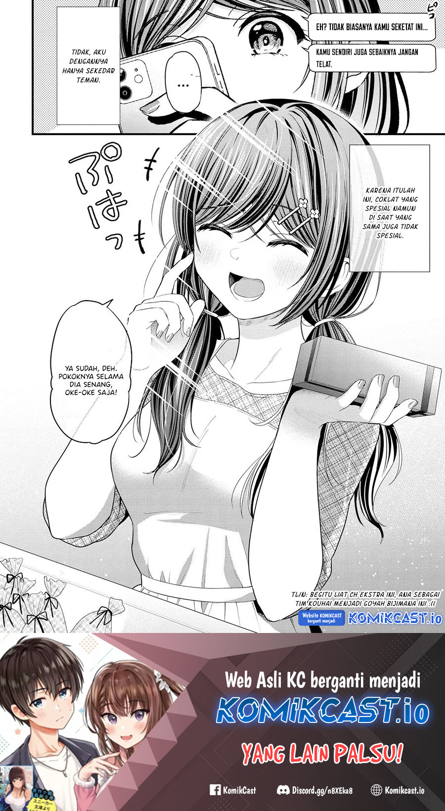 Kanojo ni Uwaki Sareteita Ore ga Koakuma na Kouhai ni Natsukarete Imasu Chapter 15.5