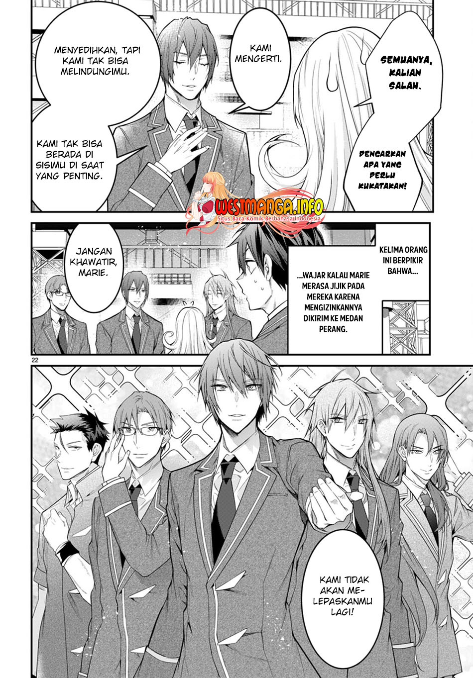 Otome Game Sekai wa Mob ni Kibishii Sekai Desu Chapter 54 Bahasa Indonesia