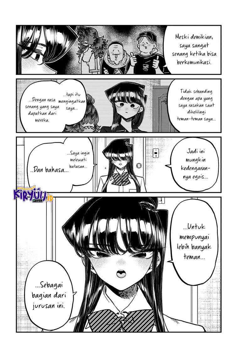 Komi-san wa Komyushou Desu. Chapter 407 Bahasa Indonesia