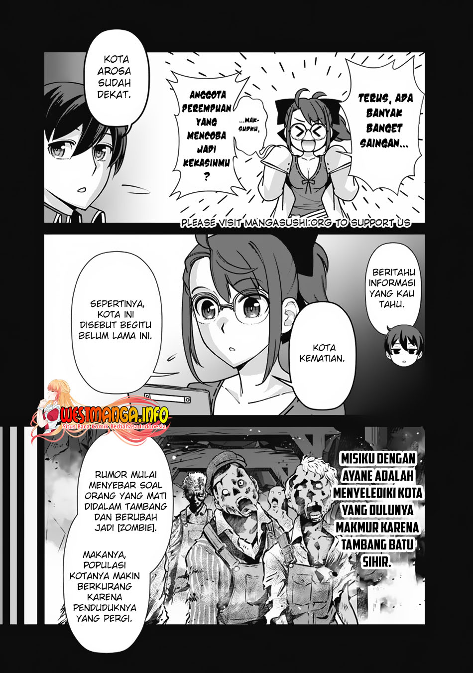 Rettou Me no Tensei Majutsushi Shiitage Rareta Moto Yuusha wa Mirai no Sekai o Yoyuu de Ikinuku Chapter 102 Bahasa Indonesia
