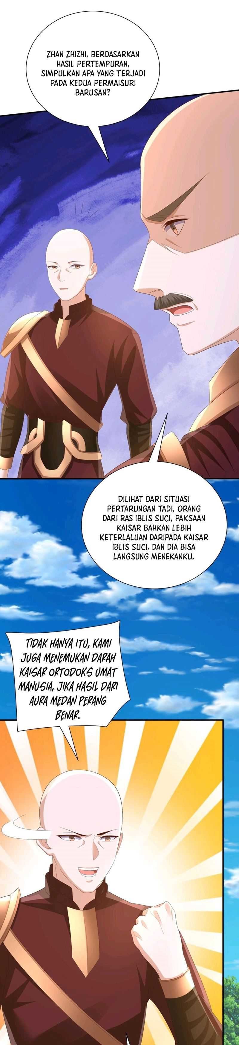It’s Over! The Queen’s Soft Rice Husband is Actually Invincible Chapter 179 Bahasa Indonesia