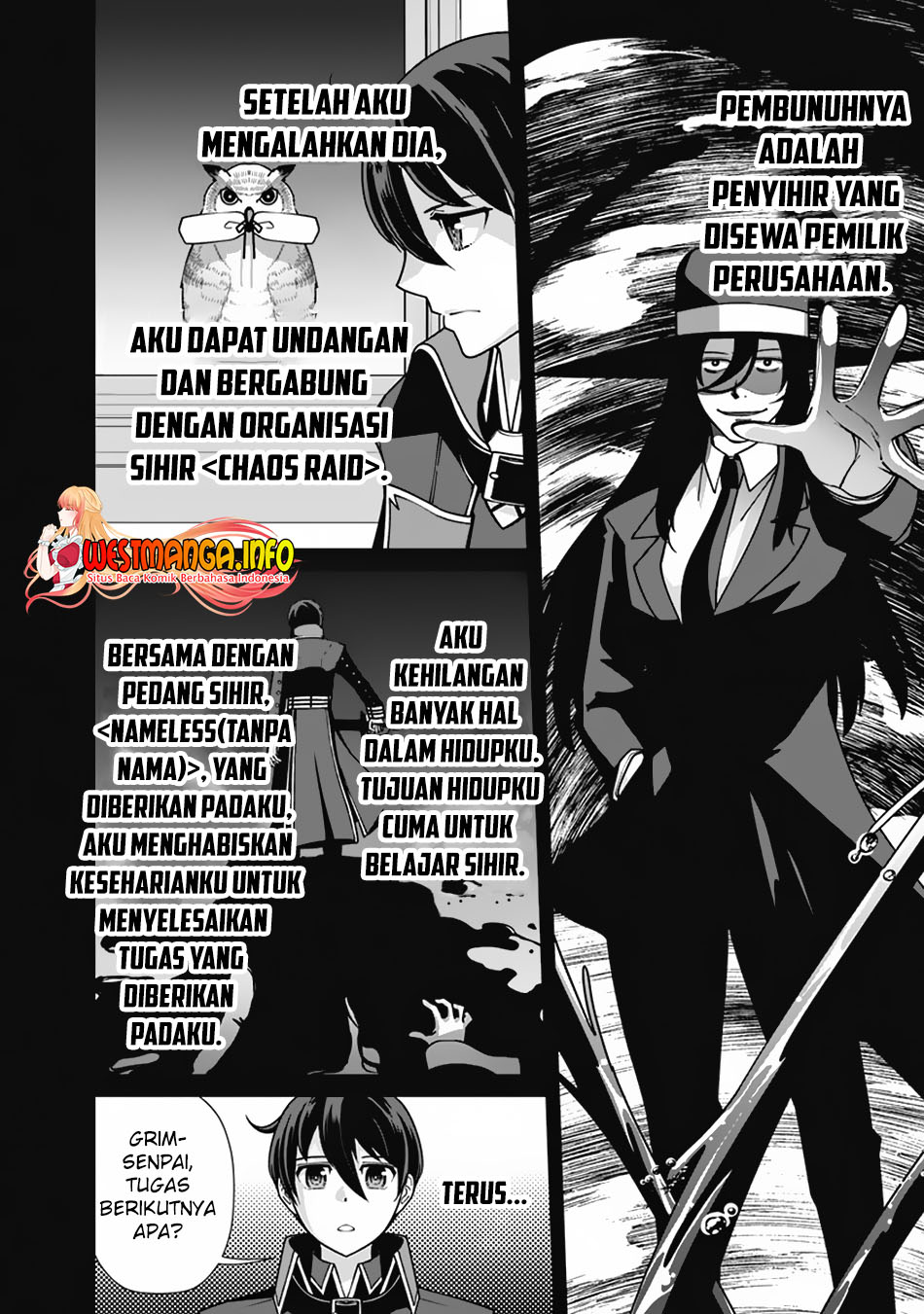 Rettou Me no Tensei Majutsushi Shiitage Rareta Moto Yuusha wa Mirai no Sekai o Yoyuu de Ikinuku Chapter 102 Bahasa Indonesia