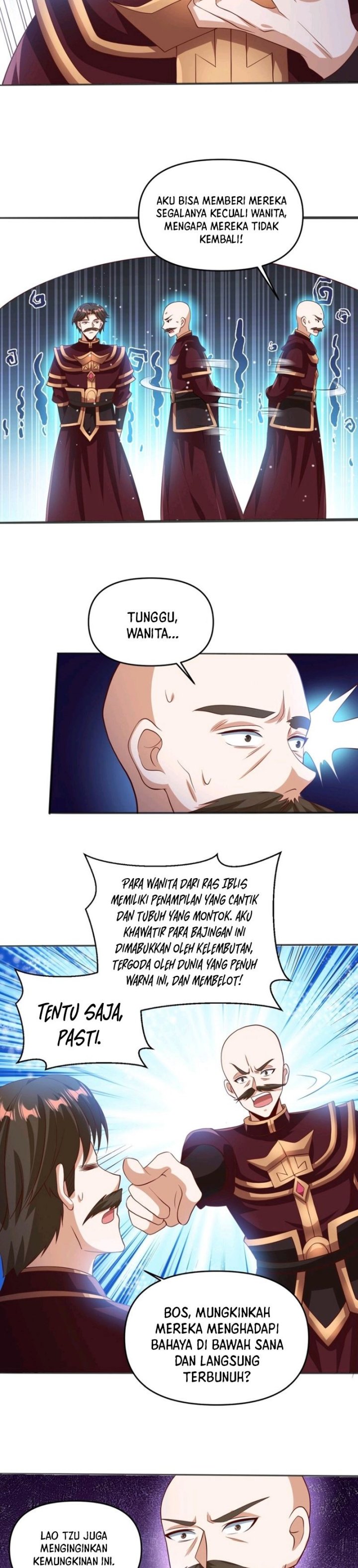 It’s Over! The Queen’s Soft Rice Husband is Actually Invincible Chapter 189 Bahasa Indonesia