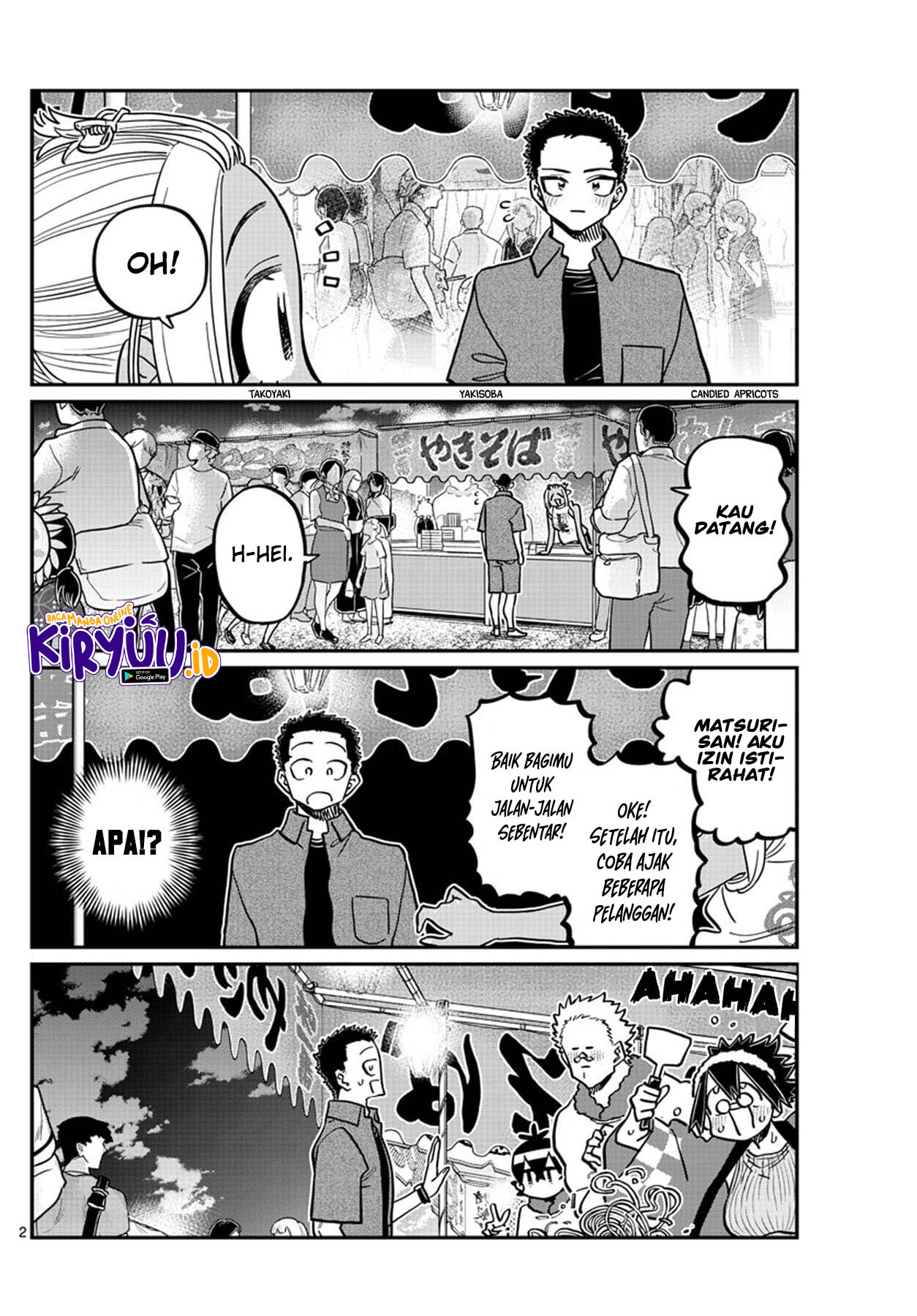 Komi-san wa Komyushou Desu. Chapter 398 Bahasa Indonesia